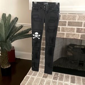 Tripp nyc  Skull black Jeans ,Drang Goodman